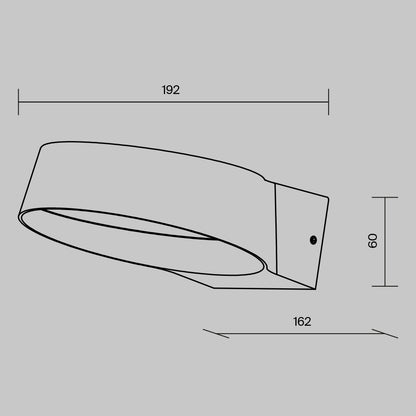 Wall lamp O443WL-L12GF3K