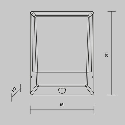 Wall lamp O448WL-L9GF3KSR