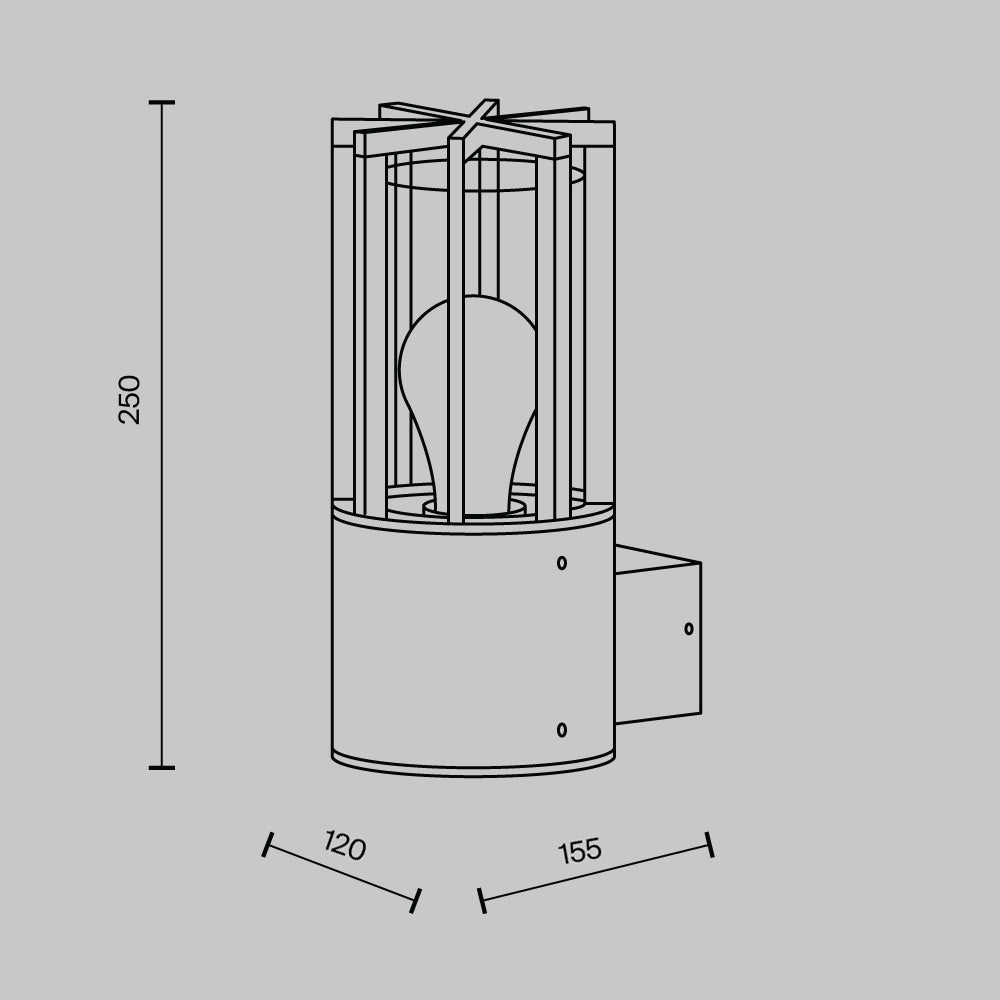 Seinavalgusti O453WL-01GF