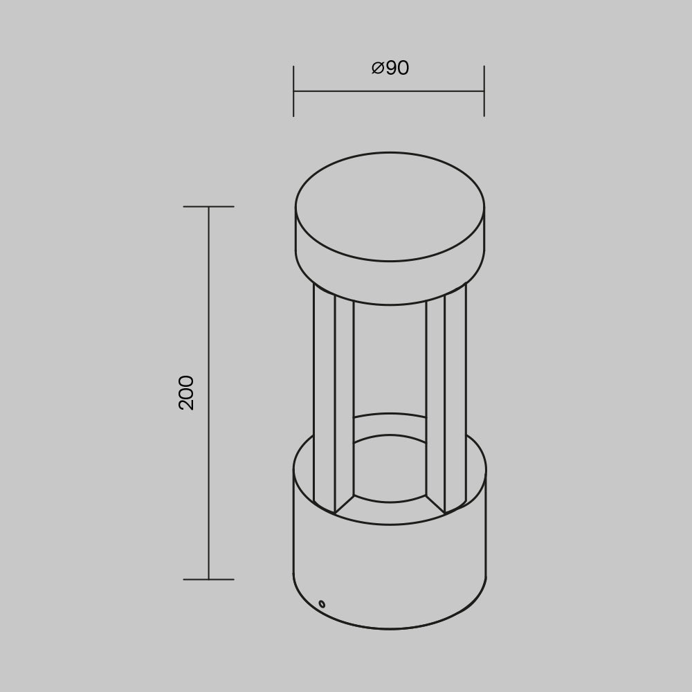 Wall lamp O458WL-L9GF3K