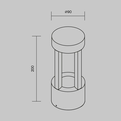 Wall lamp O458WL-L9GF3K