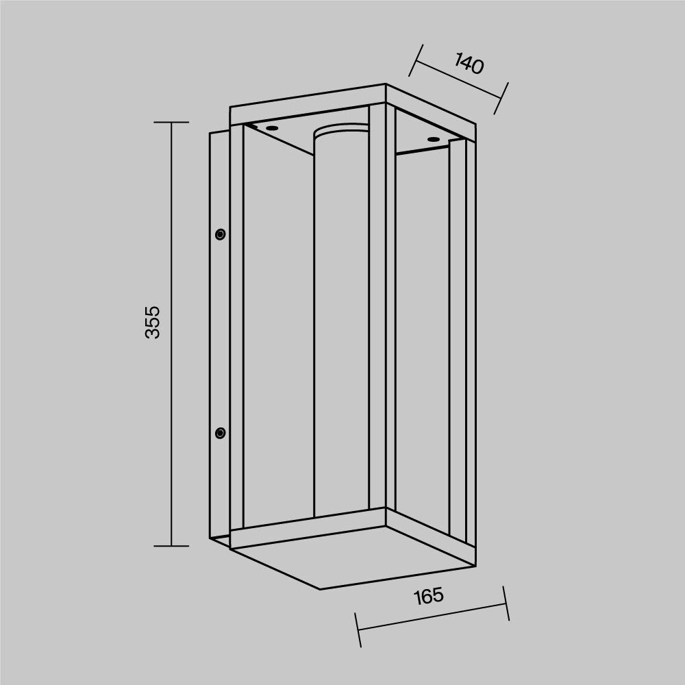 Wall lamp O480WL-L12B3K