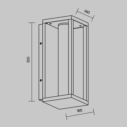 Wall lamp O480WL-L12B3K
