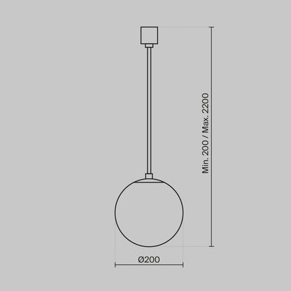 Rippvalgusti P039PL-5W4K-20-B