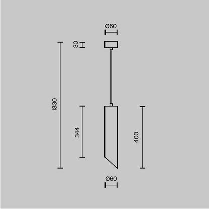 Rippvalgusti P044PL-01-40GU10-W