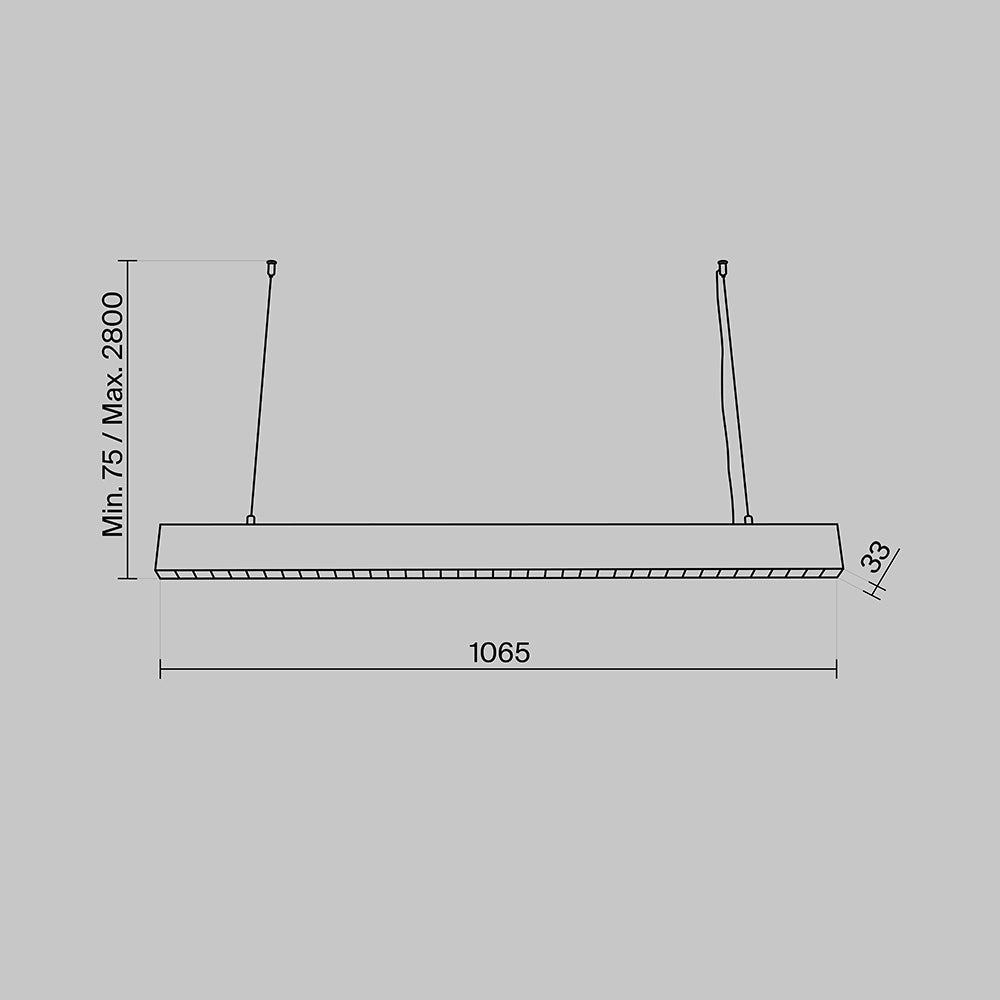 Pendlivalgusti P050PL-L40B4K