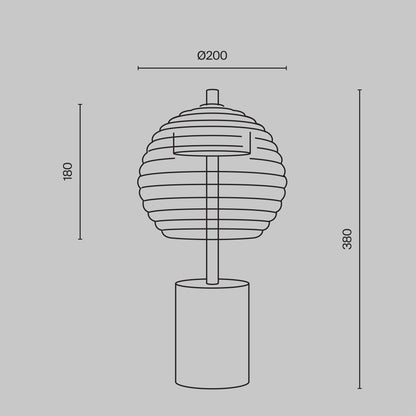 Laualamp P060TL-L12BK