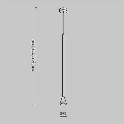 Ripatsvalgusti P064PL-01G