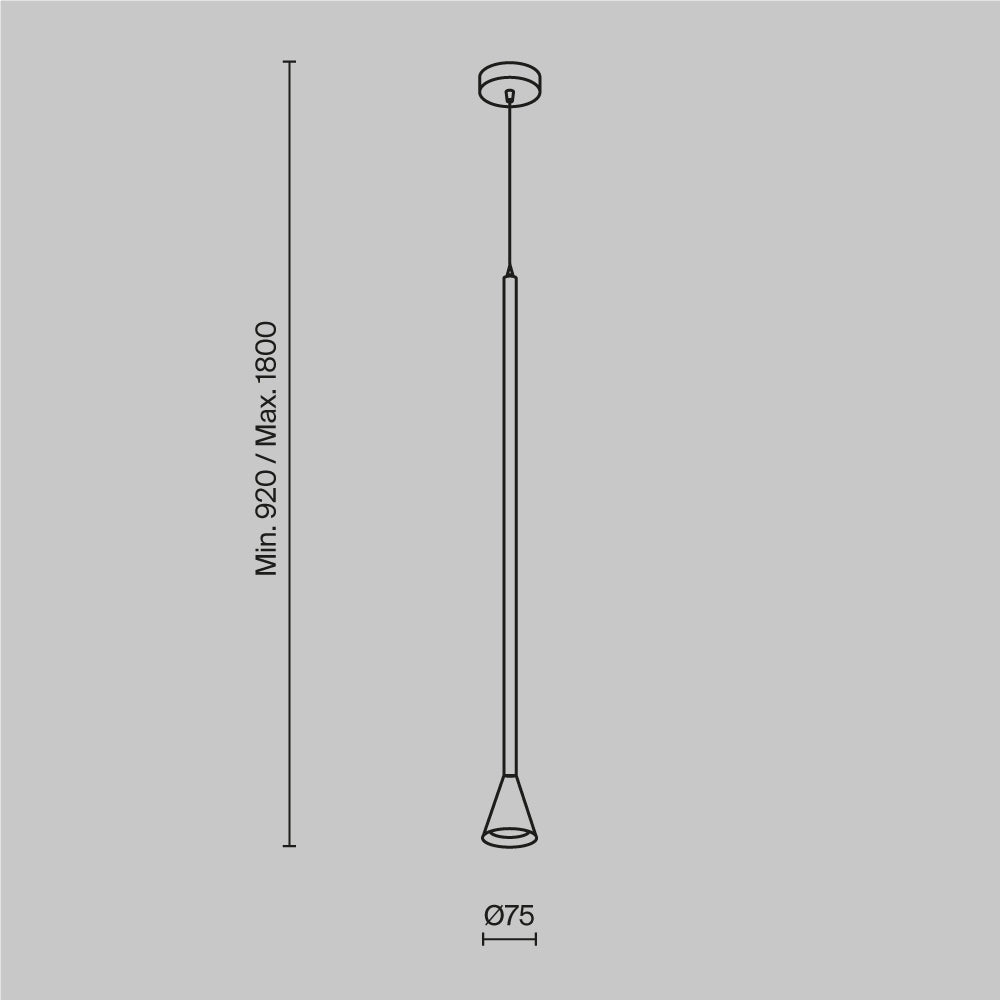 Rippvalgusti P064PL-01W