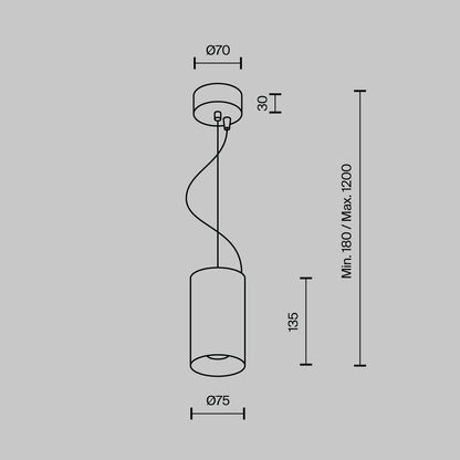 Rippvalgusti P089PL-15W3K-B