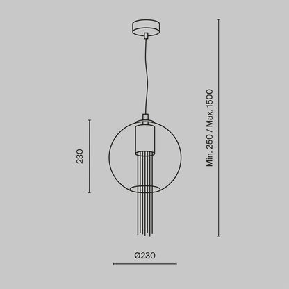 Rippvalgusti P095PL-01BZ1