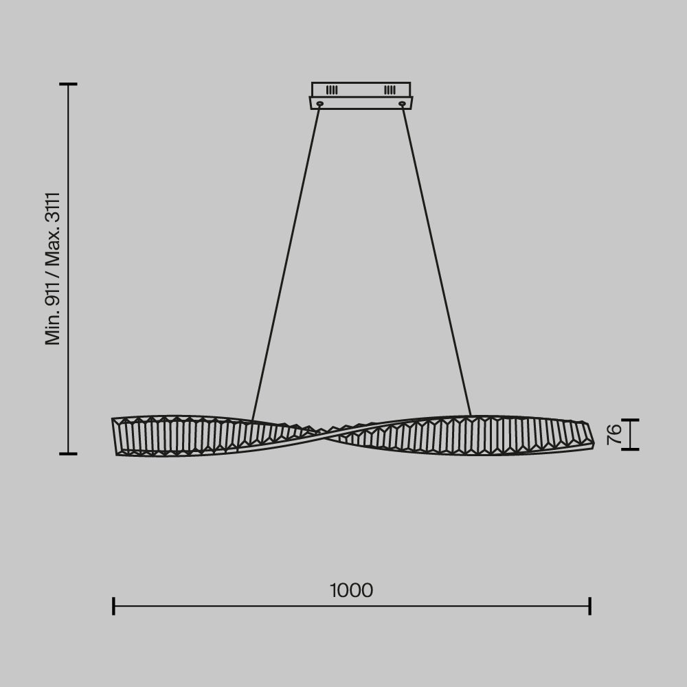 Rippvalgusti P097PL-L28BS3K