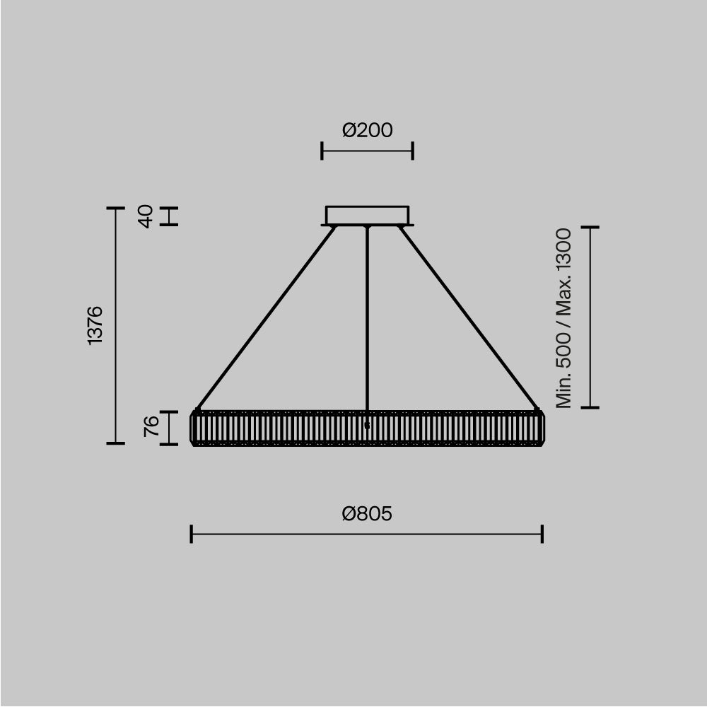 Rippvalgusti P097PL-L45BS3K