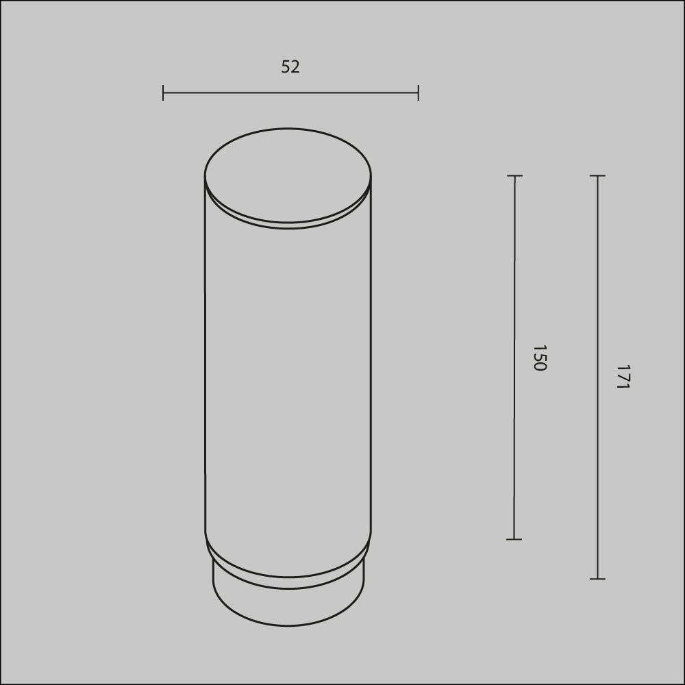 Decorative acrylic diffuser RingLAcr-12-W