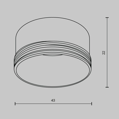 Dekoratiivrõngas RingS-5-W