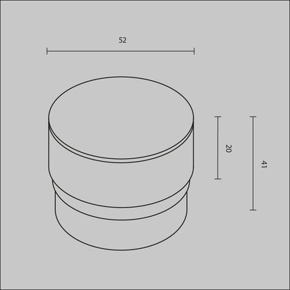 Dekoratiivne akrüüldiffuusor RingSAcr-12-W