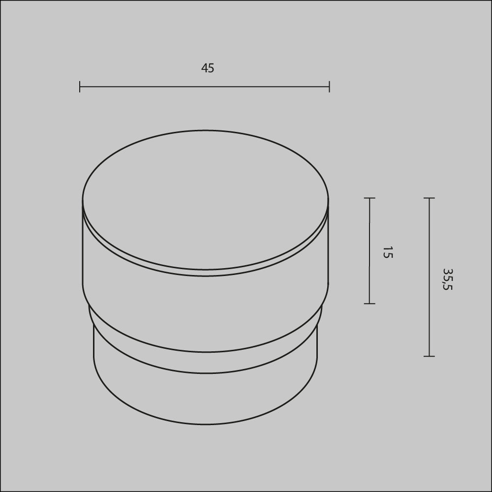 Dekoratiivne akrüüldifuusor RingSAcr-5-W