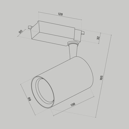 Track Lighting TR003-1-15W3K-S-W