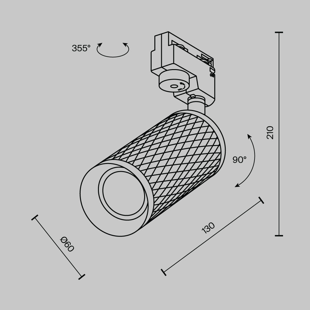 Track Lighting TR011-1-GU10-W