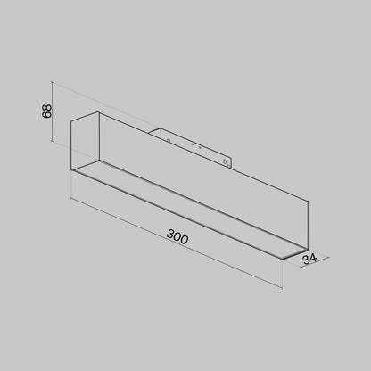 Track luminaire TR012-2-12W3K-B