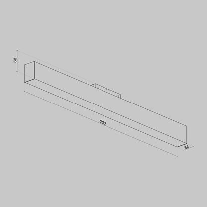 Track luminaire TR012-2-20W4K-B