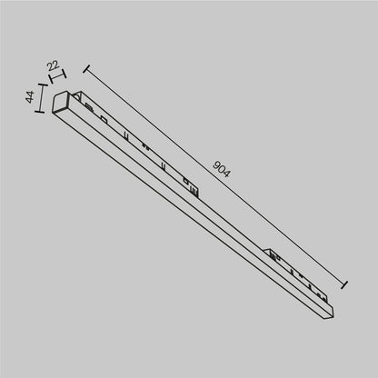 Track luminaire TR030-4-30WTW-DD-W
