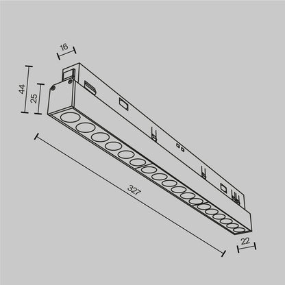 Track Luminaire TR031-4-18WTW-DD2-W