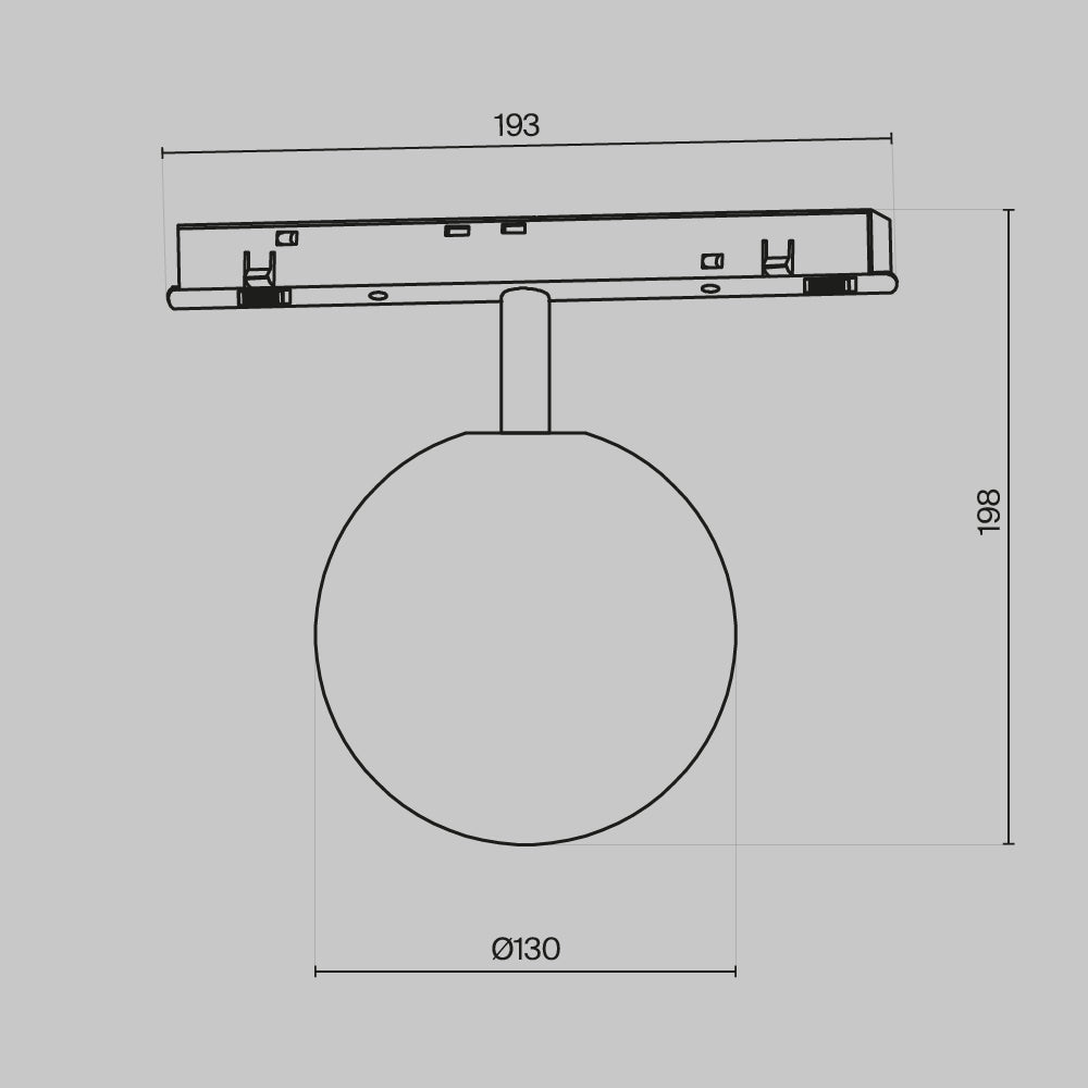 Rippvalgusti TR038-4-5W3K-WW-DS-W-1