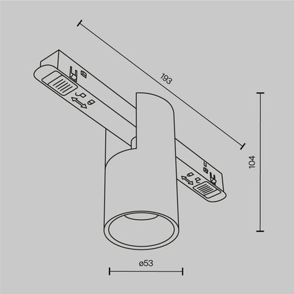 Siinivalgusti TR122-2-7W3K-W