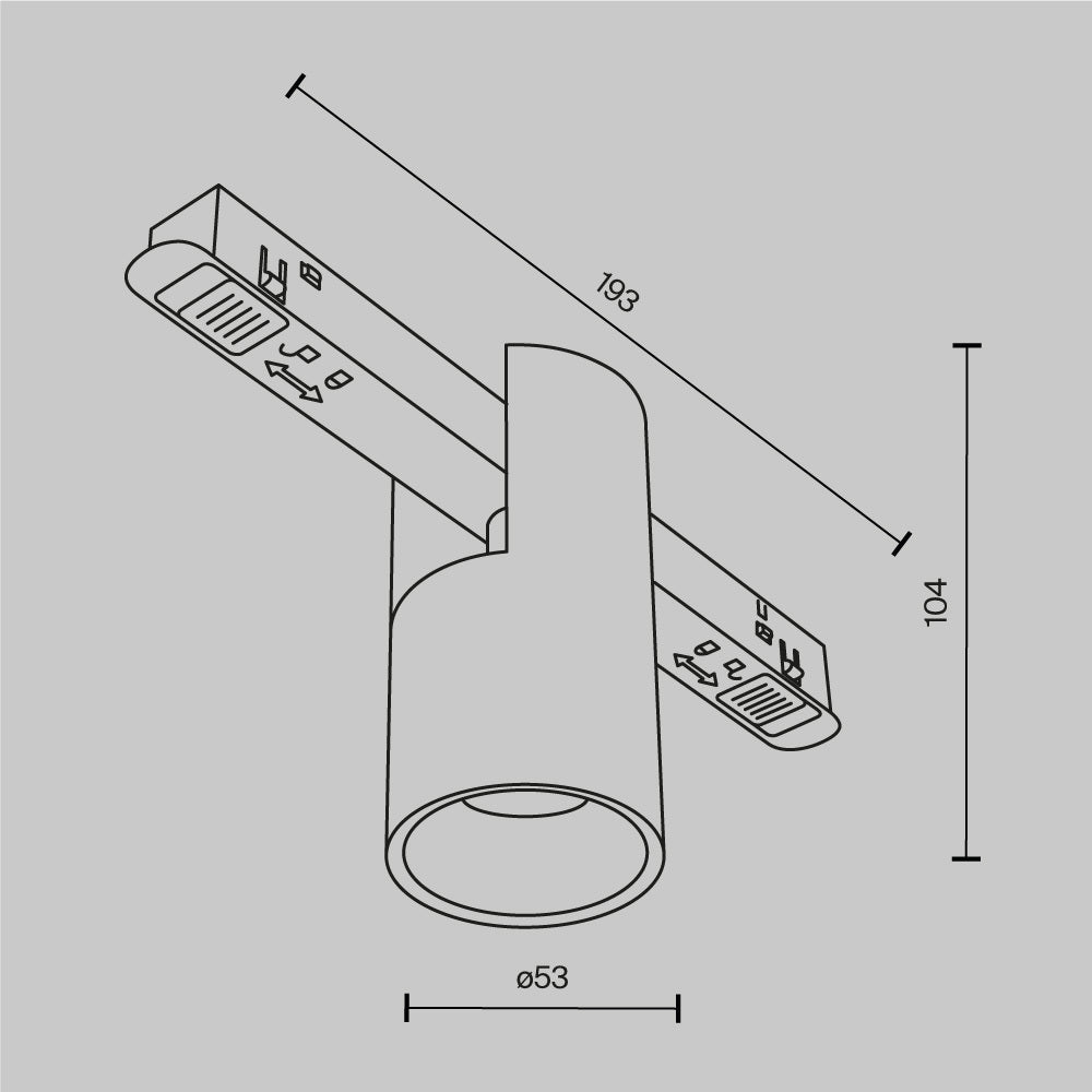 Siinivalgusti TR122-4-7W-DS-B