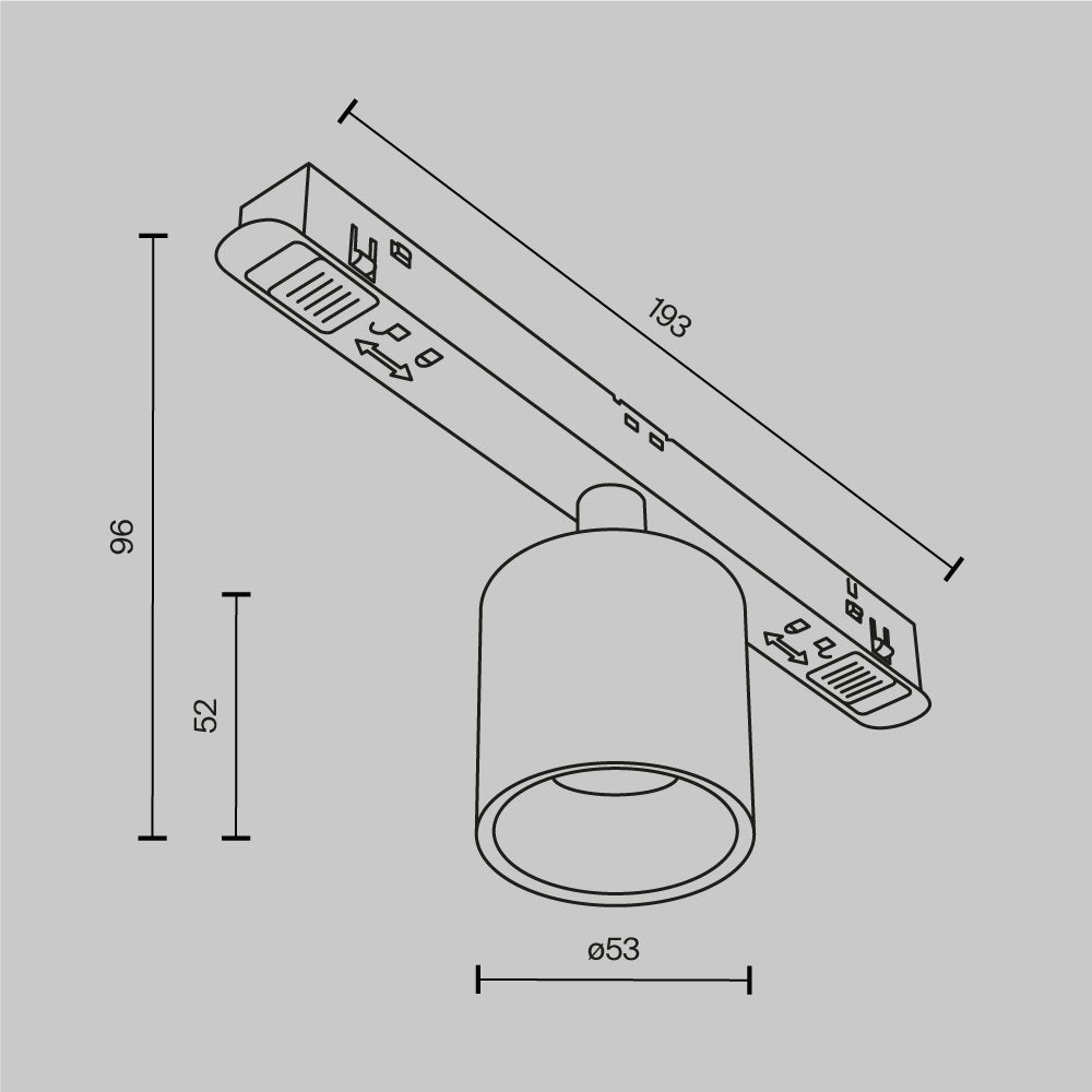 Siinivalgusti TR132-2-7W3K-B