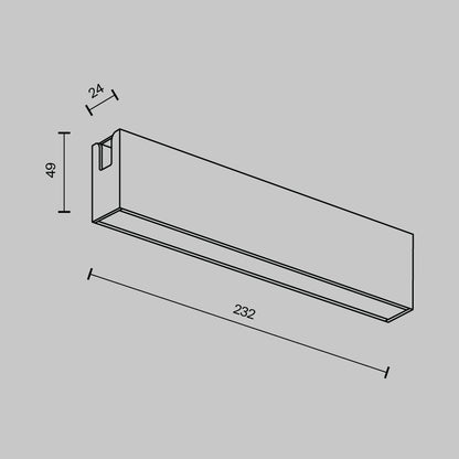 Track luminaire TR151-1-12W2.7K-BS-DE