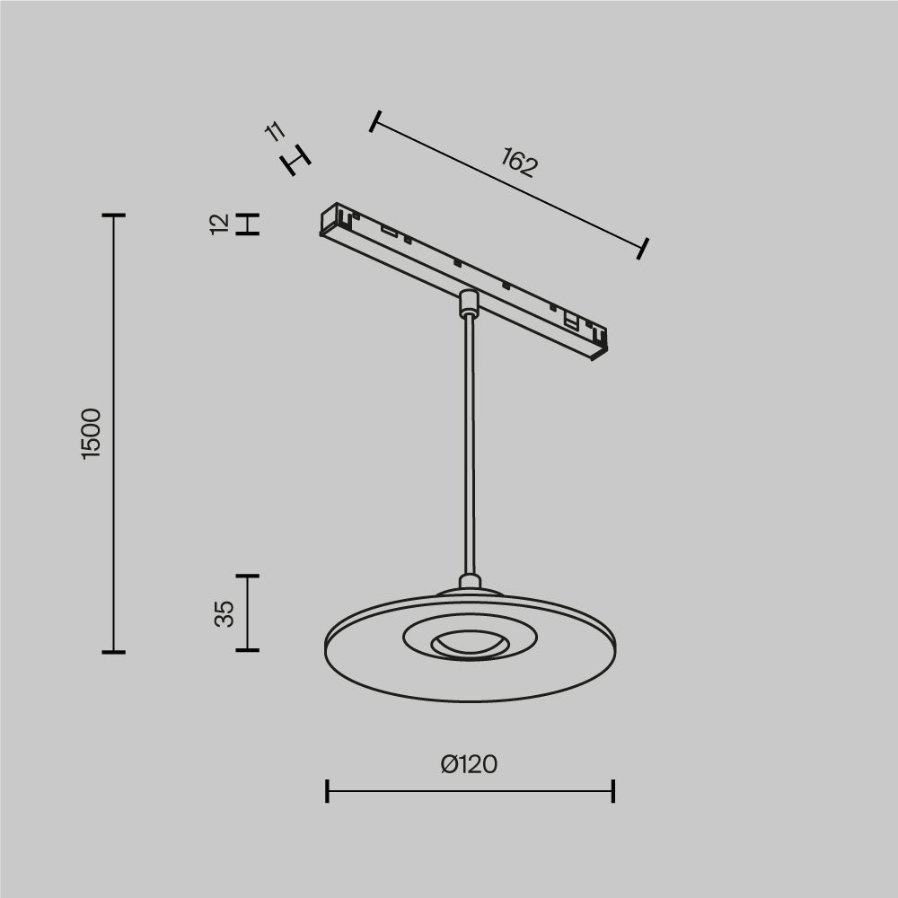 Siinivalgusti TR248-5W2.7-6K-B-DE