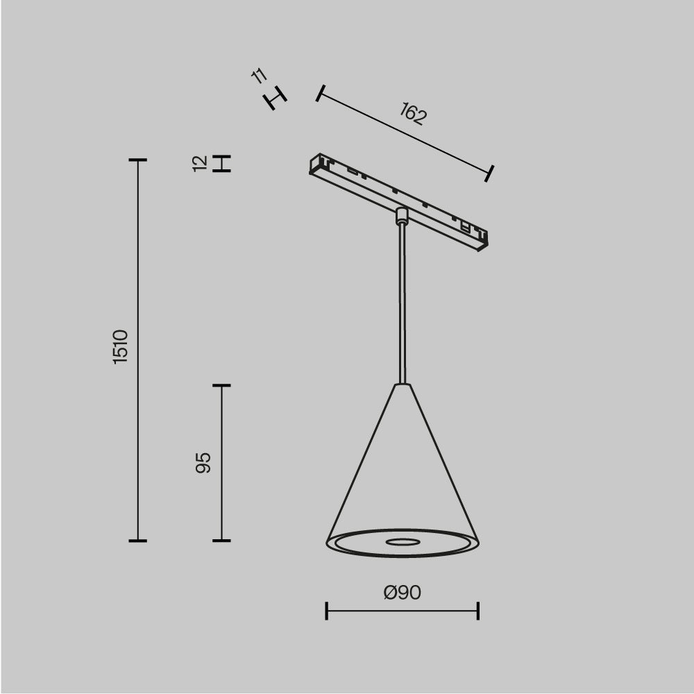 Siinivalgusti TR253-5W2.7-6K-B-DE