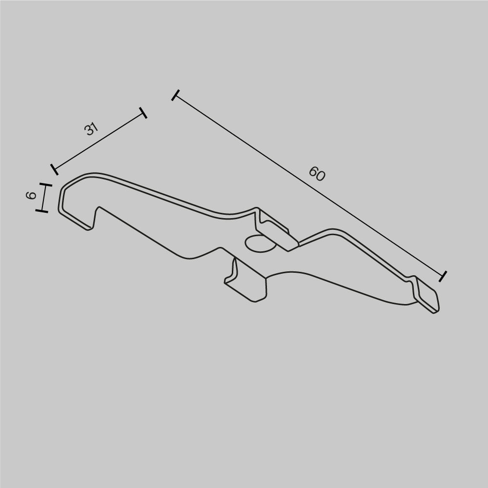 TRA034HS-21W Laekinnitusklamber