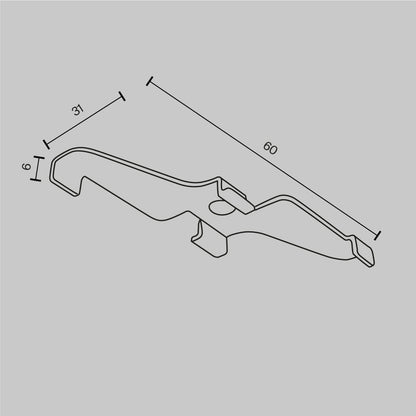TRA034HS-21W Laekinnitusklamber