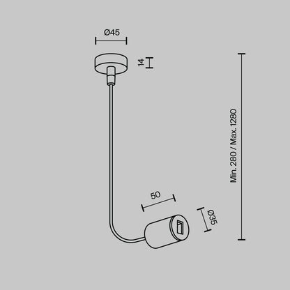 Side power inlet TRA154C-SB1-B