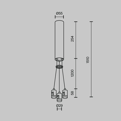 Toiteploki riputuskomplekt koos alusega ümara siini jaoks "Flarity" TRA154SW-BB-R-BS