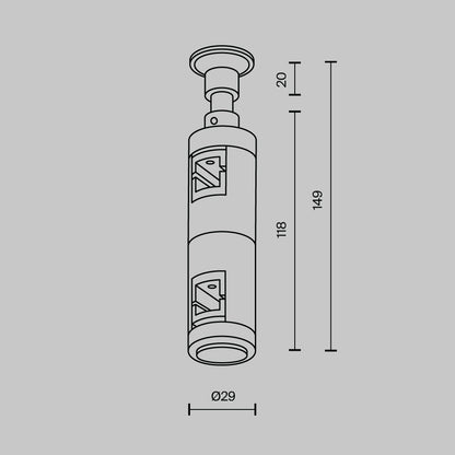 Wall double wall mount TRA155CW-D1-B