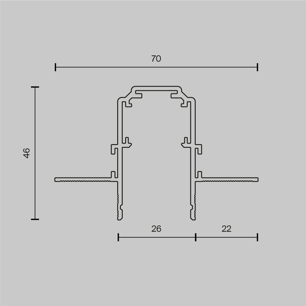 Build-in track TRX034-421.12W