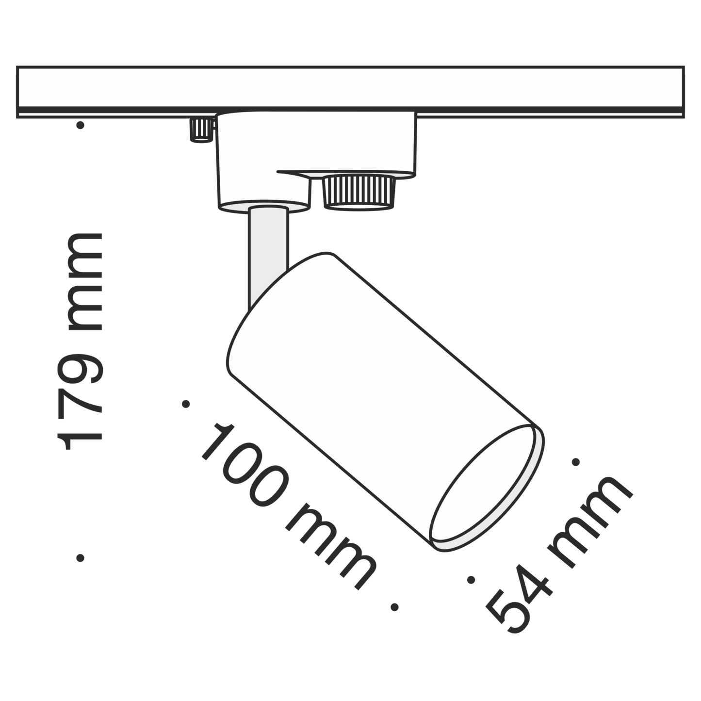 Siinivalgusti TR002-1-GU10-B