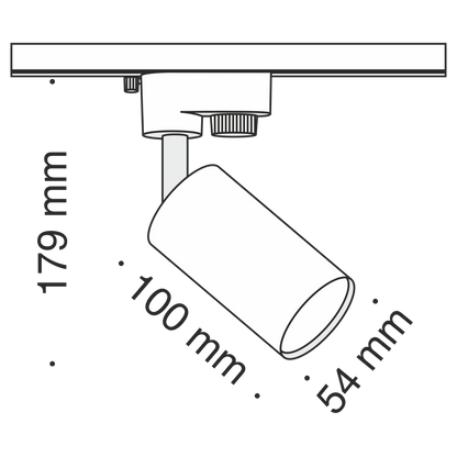Siinivalgusti TR002-1-GU10-B