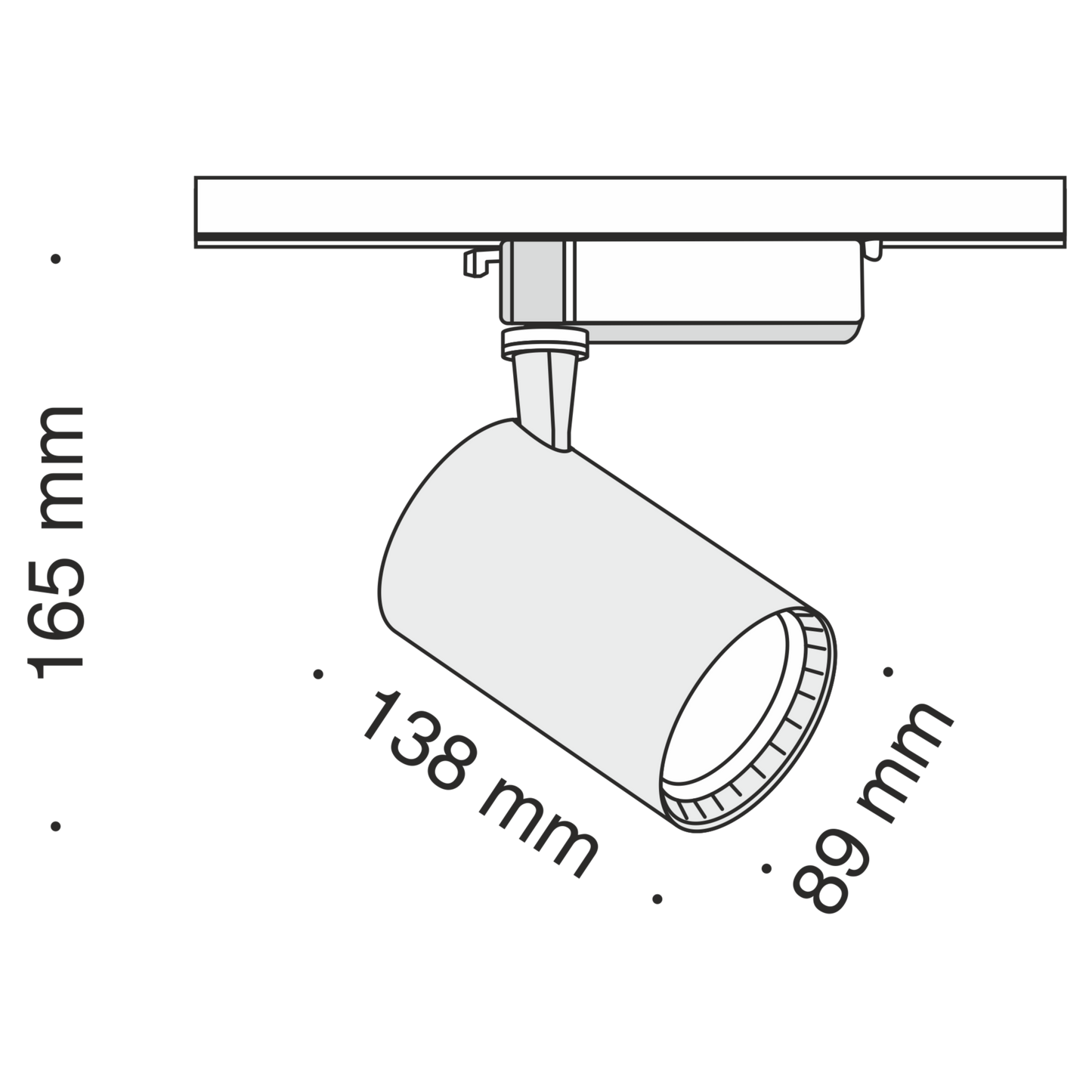 Siiinvalgusti TR003-1-17W3K-B