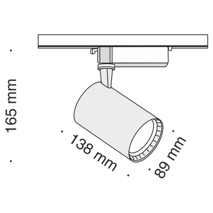 Siiinvalgusti TR003-1-17W3K-B