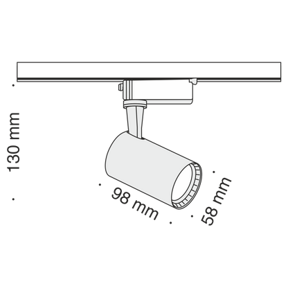 Siinivalgusti TR003-1-6W3K-W