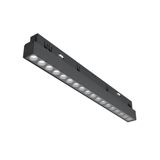 LED linear light fixture on a white background