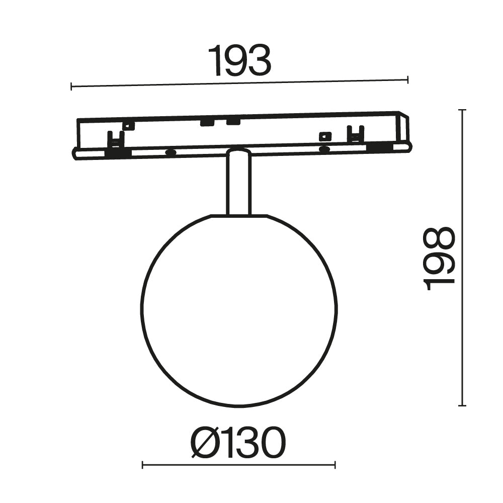 Rippvalgusti siinile TR038-2-5W3K-W-1
