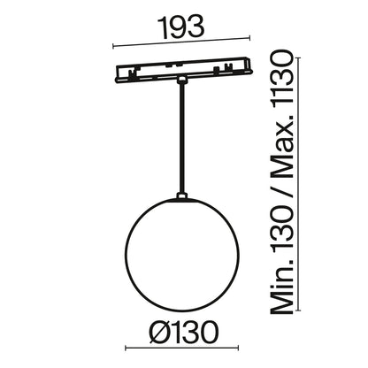 Rippuv siinivalgusti TR039-4-5WTW-DD-B