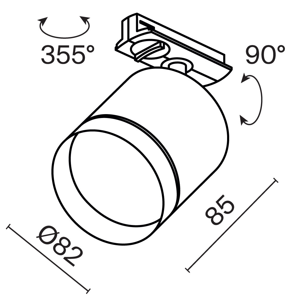 Süvisvalgusti TR088-1-GX53-MG