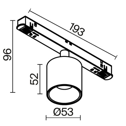 Süvisvalgusti TR132-4-7W-DS-W